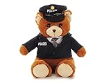 Polizist 27 cm sitzend Teddybär Kuscheltier Plüschtier Stofftier Polizei