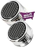 M. ROSENFELD HOME 2 Stk. Strahlregler Wasserhahn Aufsatz Anti-Kalk M24...