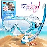 KIDVERSE Taucherbrille Kinder mit Schnorchel für Mädchen & Jungen -...