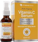 Vitamin C Serum Hochdosiert 20% 60ml | Vegane Kosmetik für Gesicht –...