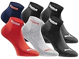 PUMA Quartersocken 18 Paar Pack Statement Edition - Damen und Herren -...