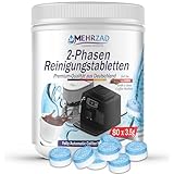 80 × 2-Phasen Premium-Reinigungstabletten für Kaffeevollautomaten –...