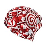 Abstrakte Batikfärbung, Slouchy Beanie Mütze Skull Cap Hip-Hop Weiche...