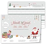 Weihnachtsspiel, Stadt Land Christmas-Edition Familienspiel - Partyspiel...