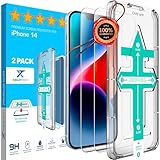 XeloTech Schutzglas für iPhone 14 - DisplaySchutz - Unsichtbar auf dem...