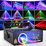 Ehaho DJ Discolicht Partylicht L2700 | 3D RGB Animation DJ Licht mit Mit...