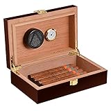 Volenx Humidor, Reise Humidor Zigarren, Handgefertigter Zigarrenetui mit...