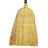 Peggy Perfect - Hochwertiger Strohbesen, Reisstrohbesen mit 5-facher Naht,...