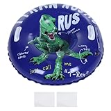 YolieraArt Generic Snow Tube 91,4 cm, aufblasbarer Schneeschlitten mit...