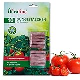 floraline® | 10x Tomaten - Düngestäbchen | Tomatendünger für bis zu 3...