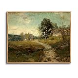 hyidecorart Vintage Leinwand Bilder mit Rahmen Holz, 30x40 cm Wandbilder...