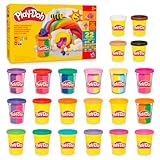 Play-Doh Regenbogen Farbenpack mit 22 Dosen, viele zum Basteln und Kneten,...