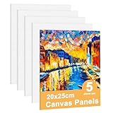 AWAMRWA Leinwand Zum Bemalen - Vorgespannte Leinwände für Acrylfarben 5...
