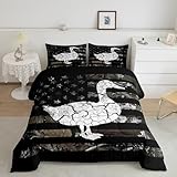 Manfei Enten-Bettwäsche-Set für Kinder, Jungen, Mädchen,...