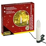 Idena 38192 - LED Kerzen Lichterkette mit 30 LEDs in Warmweiß,...