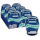 Airwaves Menthol und Eucalyptus, Zuckerfreier Kaugummi, Mit Minzfrische, 6...