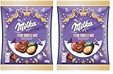 Milka Feine Kugeln Mix 1 x 133g I Weihnachtsschokolade Einzelpackung I...