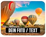 Mauspad mit Foto - Mousepad Personalisiert gestalten (23,5 x 19,6 cm) mit...