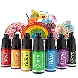 Lebensmittelfarbe - 7x12ml Farben Lebensmittelfarben Set für Kuchen Backen...
