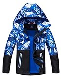 LAUSONS Kinder Regenjacke Jungen Übergangsjacke für Jungs Softshelljacke...