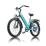 BURCHDA E-Bike Pedelec mit 26 * 3.0 Zoll Fat Tire, 95N.m Motor 48V 20AH...