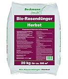 Beckmann Profi Bio Herbstrasendünger Herbst Rasendünger 20 kg Biodünger...
