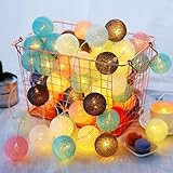 Xmart Lichterkette Innen Batterie 20 LED 3 Meter/2,36 Fuß...