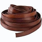 RUBY 10 mm x 2 mm Lederband Flach，Lederriemen...