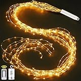 Joycome Lichterschweif 1M 100 LED Weihnachtsbeleuchtung mit Batterie,...