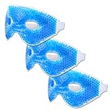 Schramm® 3er Pack Kühlmasken mit Gel Perlen Kühlmaske Kühlbrille...