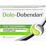 Dolo-Dobendan Zuckerfrei Lutschtabletten - Betäuben den Halsschmerz bei...