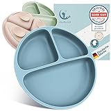 MUTKIND Baby Teller mit Saugnapf - (Dermatologisch getestet) Kinderteller...