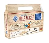 Pebaro 465 Holzbauset im Tragegriff-Karton, 21 Teile, praktische...
