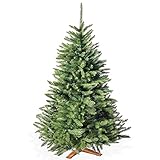 Künstlicher Weihnachtsbaum in Premium Qualität mit Holzständer –...