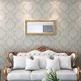 Gecheer Wandspiegel im Barockstil, 100 x 50 cm, goldfarben