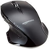 Amazon Basics - Ergonomische kabellose Maus mit Schnell-Scrolling, normale...