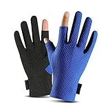 KOMBIUDA 1 Paar Outdoor Angelsport Handschuhe Mit 2 Geschnittenen Fingern...