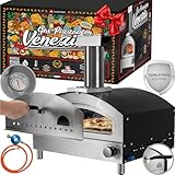 Heidenfeld Gas Pizzaofen Venezia | Gasofen - 500°C - Pizza Ofen -...