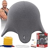 Miweba Sports Ballhocker Starfish - Traglast 300 Kg - 55 cm Gymnastikball...