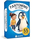LIKARTO Pantomime Spiel für Kinder - Lustiges Familienspiel & Ratespiel -...