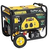 Champion Power Equipment Stromaggregat Benzin + Gas (2800 Watt, tragbarer...