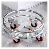 Robustes Rolltopfgestell mit Rädern – Dolly zum Bewegen und Aufbewahren...