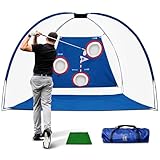 PGA TOUR Herren Pro Size Golf Driving Net, Blue, 57.5LCMX15.5WCMX15.5HCM