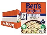 BEN’S ORIGINAL Ben's Original Langkorn & Wildreis, 20 Minuten Kochbeutel,...