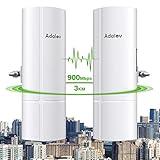 Adalov CPE365 5.8G WLAN Bridge Outdoor, 3KM Gigabit Point-to-Point Wireless...