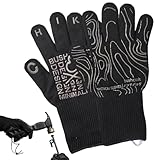 Wpsagek Grillhandschuhe Hitzebeständig Für Männer,Feuerfeste Isolierte...