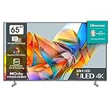 Hisense 65U6KQ 164 cm (65 Zoll) Fernseher 4K Mini LED ULED HDR Smart TV,...