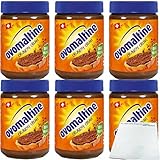 usy Bundle für Ovomaltine Crunchy Cream 6er Pack (6x380g Glas) + usy Block