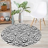 Hearda Teppich Rund, Reppich Schlafzimmer, Flanell Innenbereich Runder...