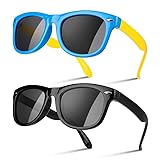 umorismo Sonnenbrille für Kinder 2 Stücke Polarisierte Sonnenbrille UV400...